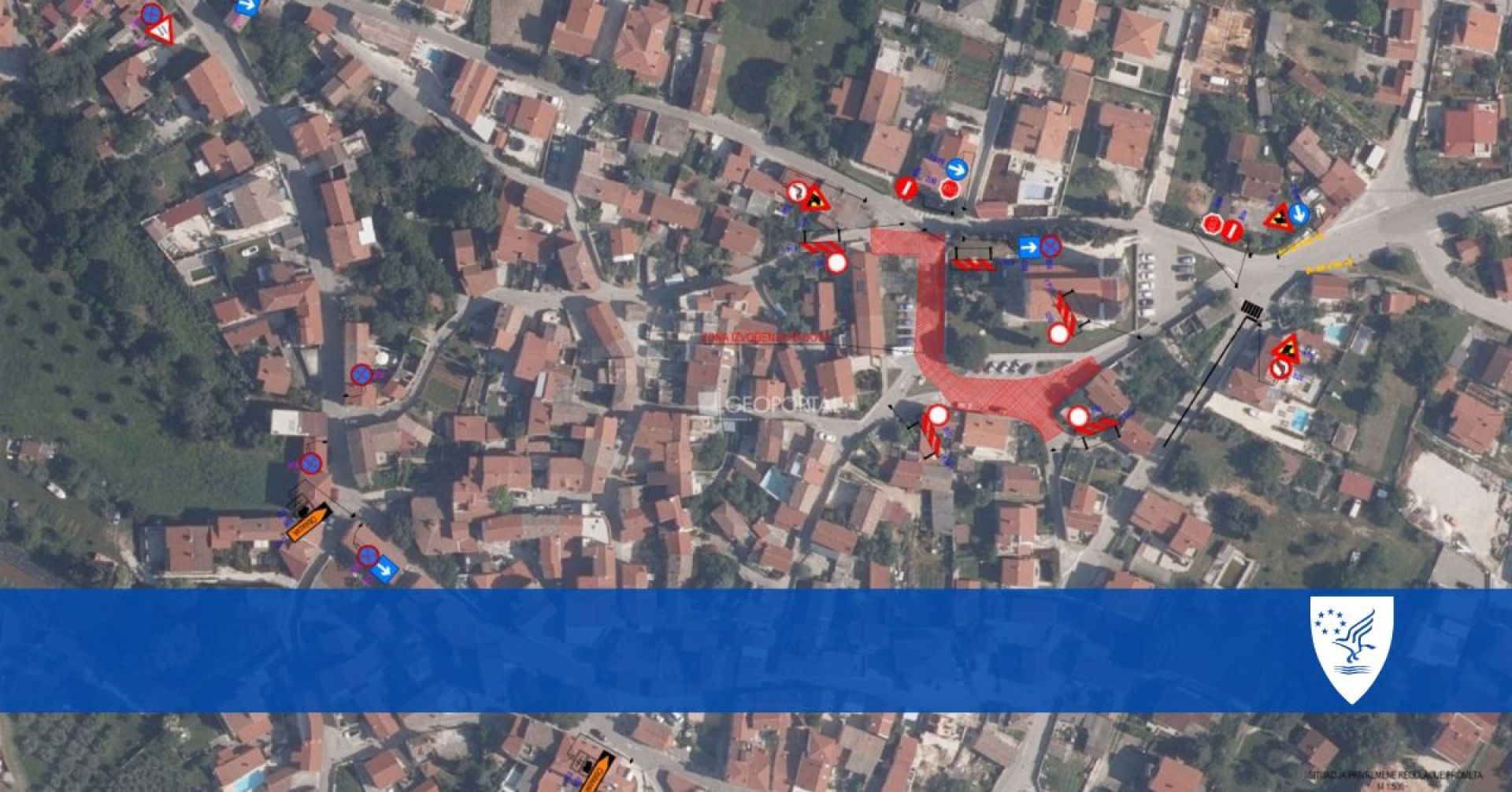 Promet u dijelu ulice Centar u Medulinu kod crkve sv. Agneze vraća se u redovni režim